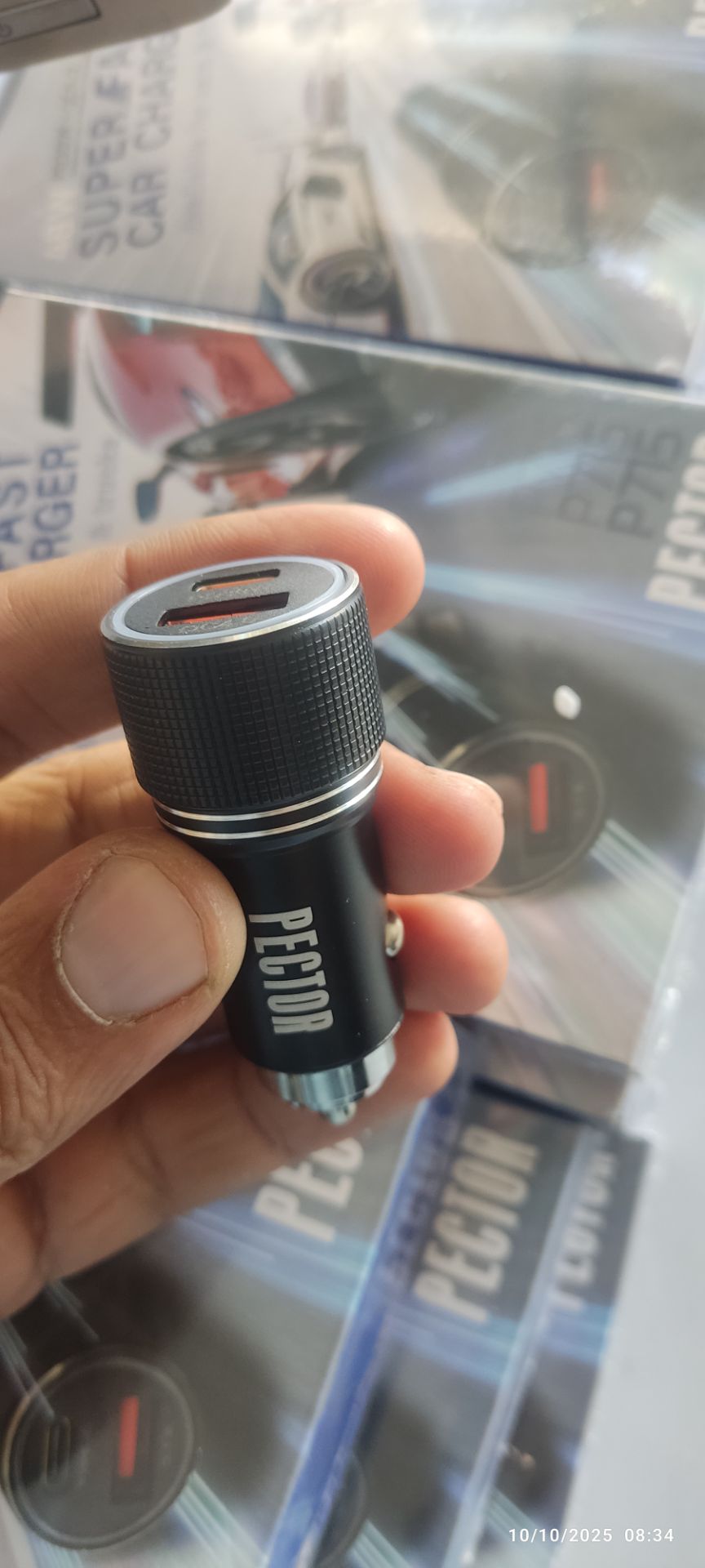 شارژر فندکی سوپر فست شارژ PECTOR P715